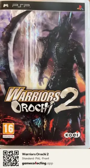 Warriors Orochi 2 PlayStation Portable, PAL box front