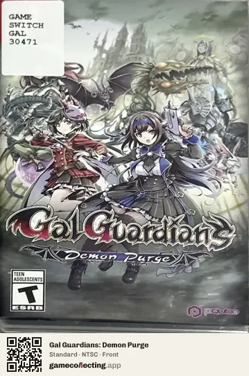 Gal Guardians: Demon Purge Nintendo Switch, NTSC box front