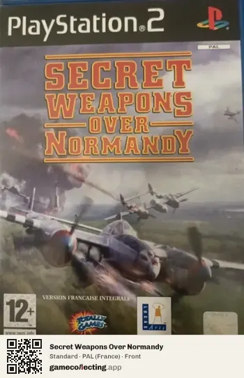 Secret Weapons Over Normandy PlayStation 2, France box front