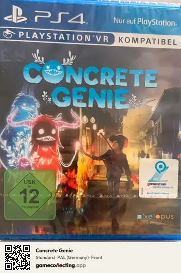 Concrete Genie PlayStation 4, Germany box front