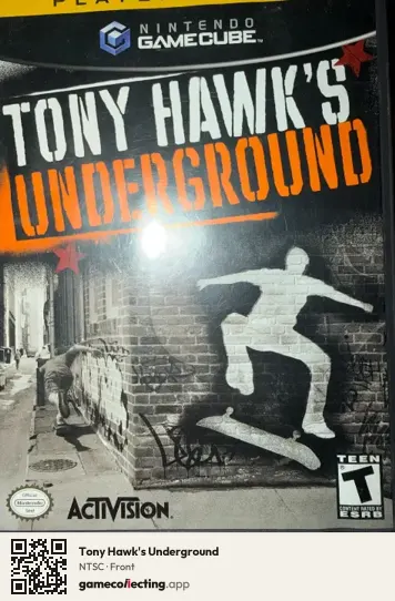 Tony Hawk's Underground Nintendo GameCube, NTSC box front