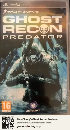 Tom Clancy's Ghost Recon: Predator PlayStation Portable, Netherlands box front