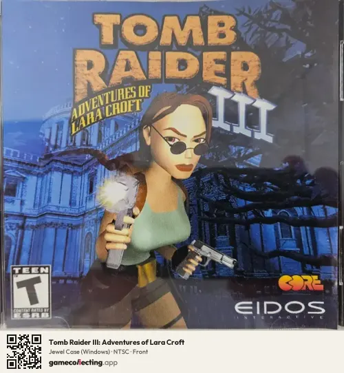 Tomb Raider III: Adventures of Lara Croft Computer, NTSC box front
