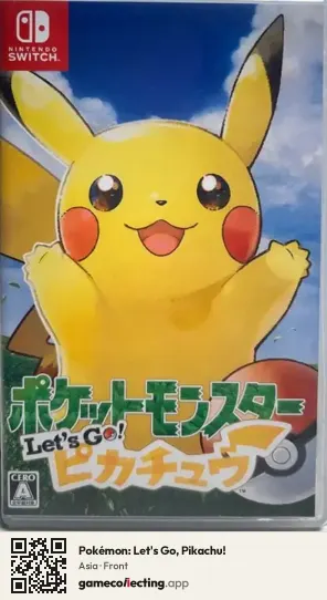 Pokémon: Let's Go, Pikachu! Nintendo Switch, Asia box front