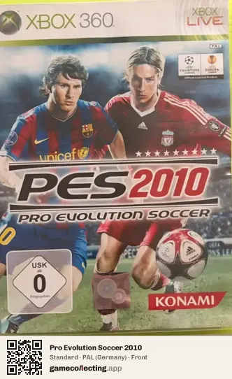 Pro Evolution Soccer 2010 Xbox 360, Germany box front