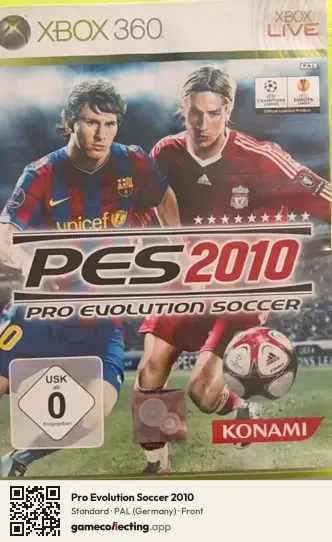 Pro Evolution Soccer 2010 Xbox 360, Germany box front