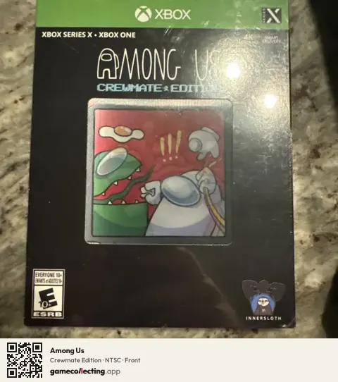 Among Us Xbox Series X, NTSC box front