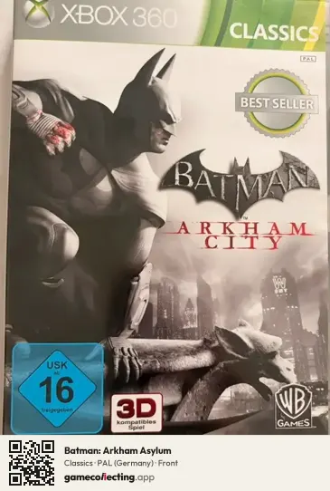 Batman: Arkham Asylum Xbox 360, Germany box front