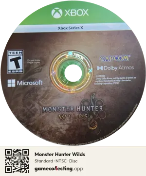 Monster Hunter Wilds Xbox Series X, NTSC disc