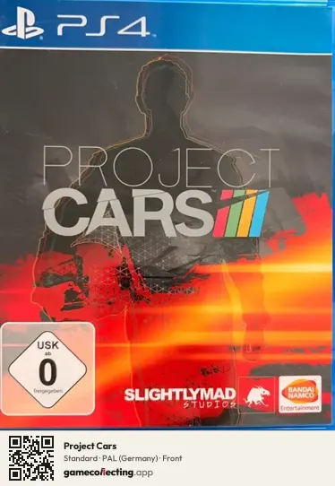 Project Cars PlayStation 4, Germany box front
