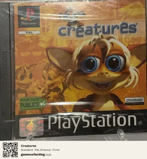 Creatures PlayStation, France box front