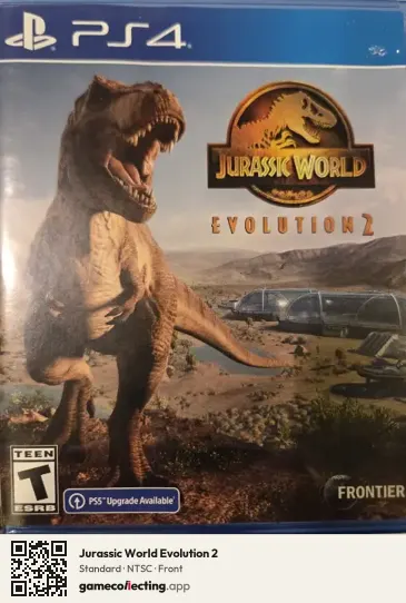 Jurassic World Evolution 2 PlayStation 4, NTSC box front