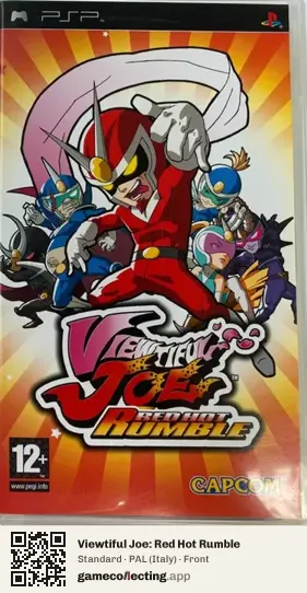 Viewtiful Joe: Red Hot Rumble PlayStation Portable, Italy box front