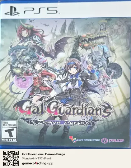 Gal Guardians: Demon Purge PlayStation 5, NTSC box front