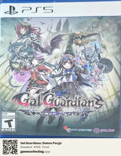 Gal Guardians: Demon Purge PlayStation 5, NTSC box front