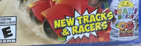 Race with Ryan: Road Trip, the ESRB box on its front