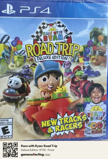Race with Ryan: Road Trip PlayStation 4, NTSC box front