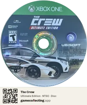 The Crew Xbox One, NTSC disc