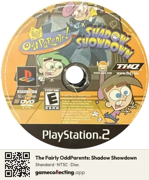 The Fairly OddParents: Shadow Showdown PlayStation 2, NTSC disc