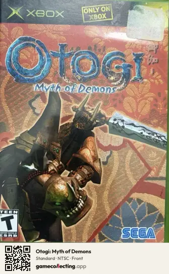 Otogi: Myth of Demons Xbox, NTSC box front
