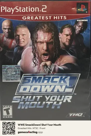 WWE SmackDown! Shut Your Mouth PlayStation 2, NTSC box front