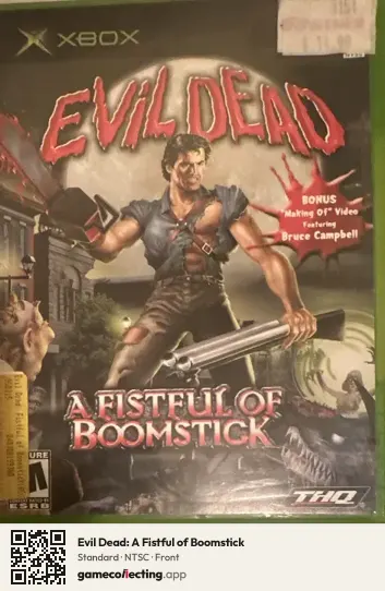 Evil Dead: A Fistful of Boomstick Xbox, NTSC box front