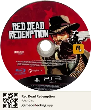 Red Dead Redemption PlayStation 3, PAL disc