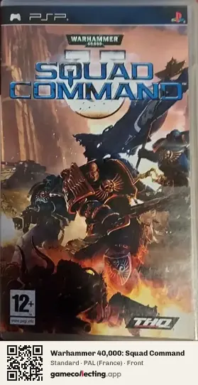 Warhammer 40,000: Squad Command PlayStation Portable, France box front