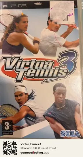 Virtua Tennis 3 PlayStation Portable, France box front