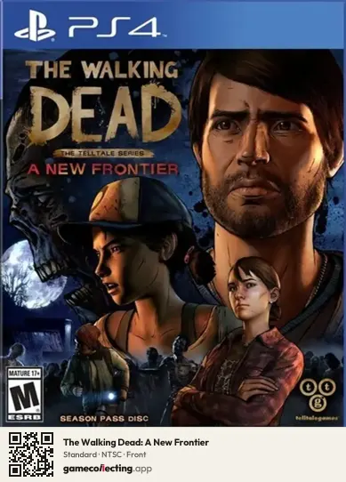 The Walking Dead: A New Frontier PlayStation 4, NTSC box front