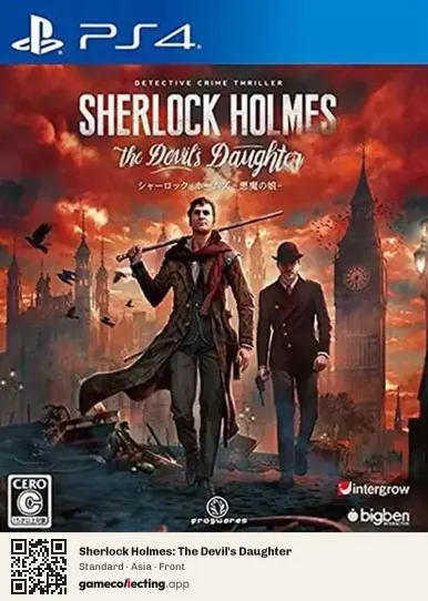 Sherlock Holmes: The Devil's Daughter PlayStation 4, Asia box front