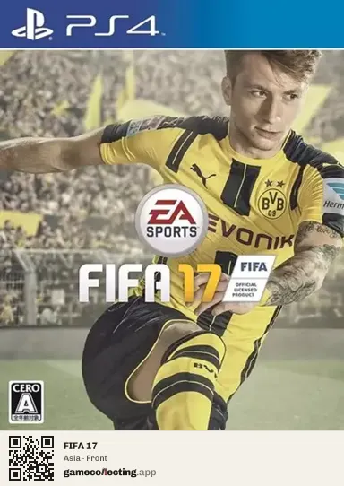 FIFA 17 PlayStation 4, Asia box front