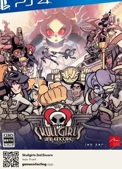 Skullgirls 2nd Encore PlayStation 4, Asia box front