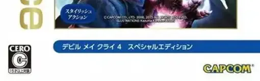 Devil May Cry 4, the CERO letter on its front
