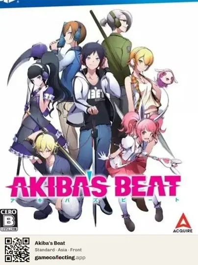 Akiba's Beat PlayStation 4, Asia box front