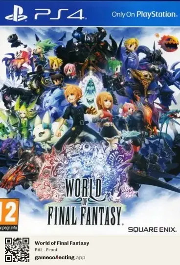 World of Final Fantasy PlayStation 4, PAL box front
