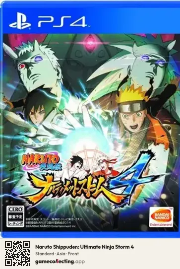 Naruto Shippuden: Ultimate Ninja Storm 4 PlayStation 4, Asia box front