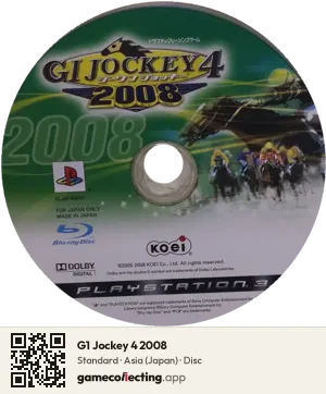 G1 Jockey 4 2008 PlayStation 3, Asia disc