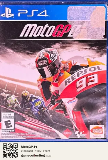 MotoGP 14 PlayStation 4, NTSC box front