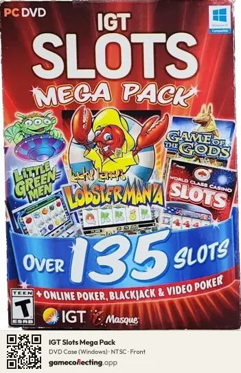 IGT Slots Mega Pack Computer, NTSC box front