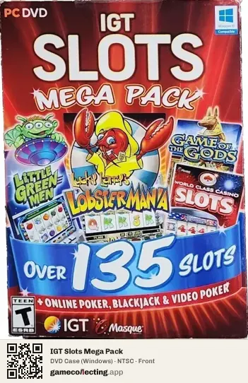 IGT Slots Mega Pack Computer, NTSC box front