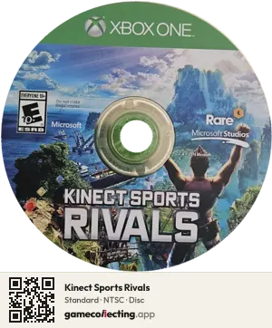 Kinect Sports Rivals Xbox One, NTSC disc
