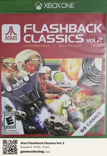 Atari Flashback Classics Vol. 2 Xbox One, NTSC box front