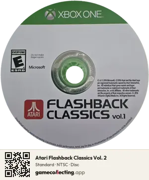 Atari Flashback Classics Vol. 2 Xbox One, NTSC disc