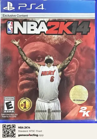 NBA 2K14 PlayStation 4, NTSC box front