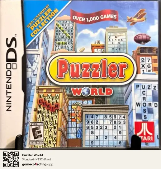 Puzzler World Nintendo DS, NTSC box front