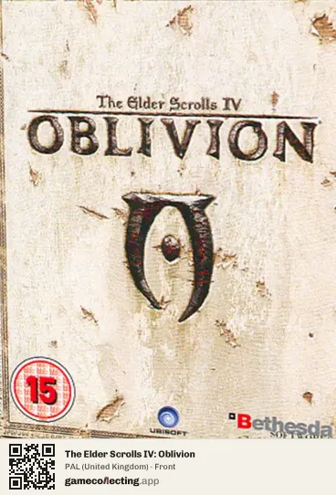 The Elder Scrolls IV: Oblivion PlayStation 3, United Kingdom box front