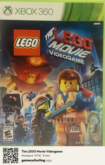The LEGO Movie Videogame Xbox 360, NTSC box front