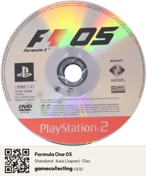 Formula One 05 PlayStation 2, Asia disc