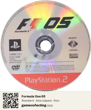Formula One 05 PlayStation 2, Asia disc